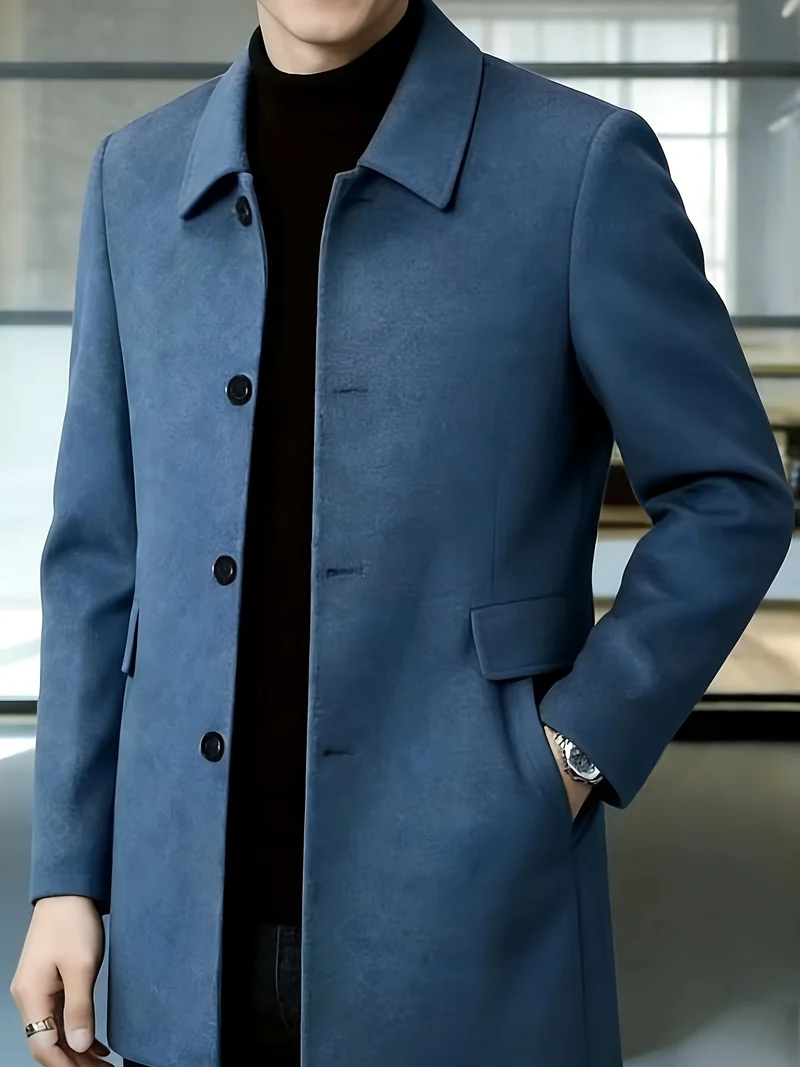 Oliver | Comfortable Single-Breasted Trench Coat For Effortless Style