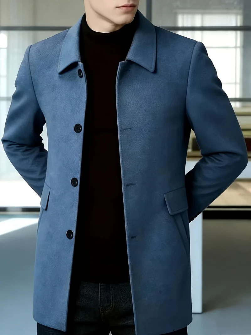 Oliver | Comfortable Single-Breasted Trench Coat For Effortless Style