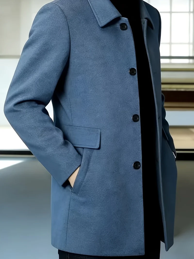 Oliver | Comfortable Single-Breasted Trench Coat For Effortless Style
