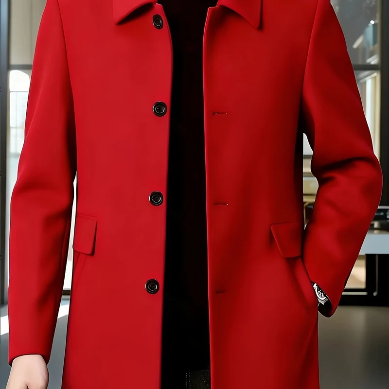 Oliver | Comfortable Single-Breasted Trench Coat For Effortless Style