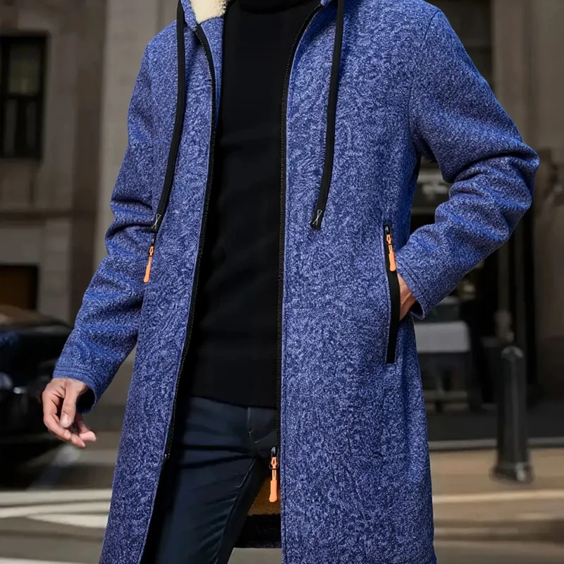 Julian | Warm And Stylish Hooded Longline Trench Coat