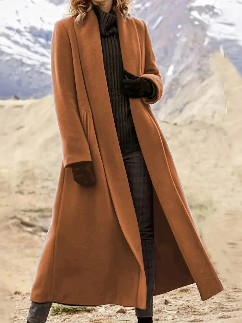 Victoria | Elegant And Relaxed Longline Trench Coat