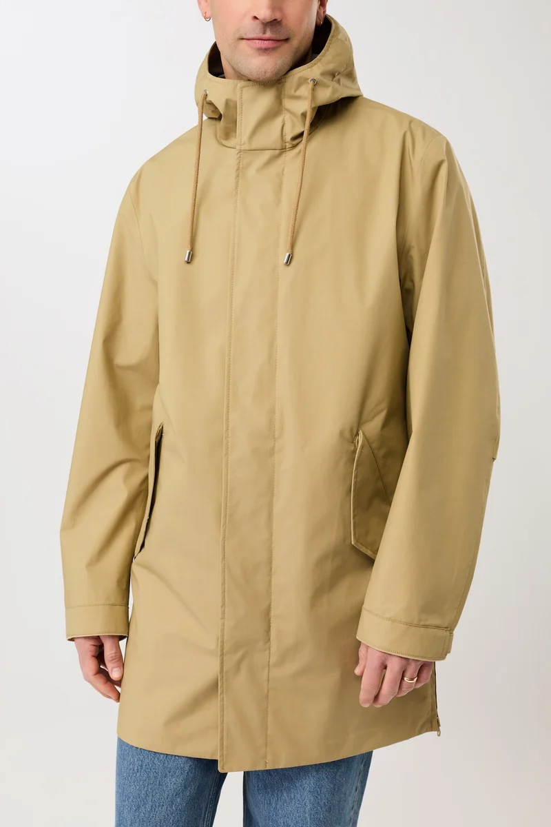 Regenparka mit seitlichen Reißverschlüssen am Saum (Breeze)