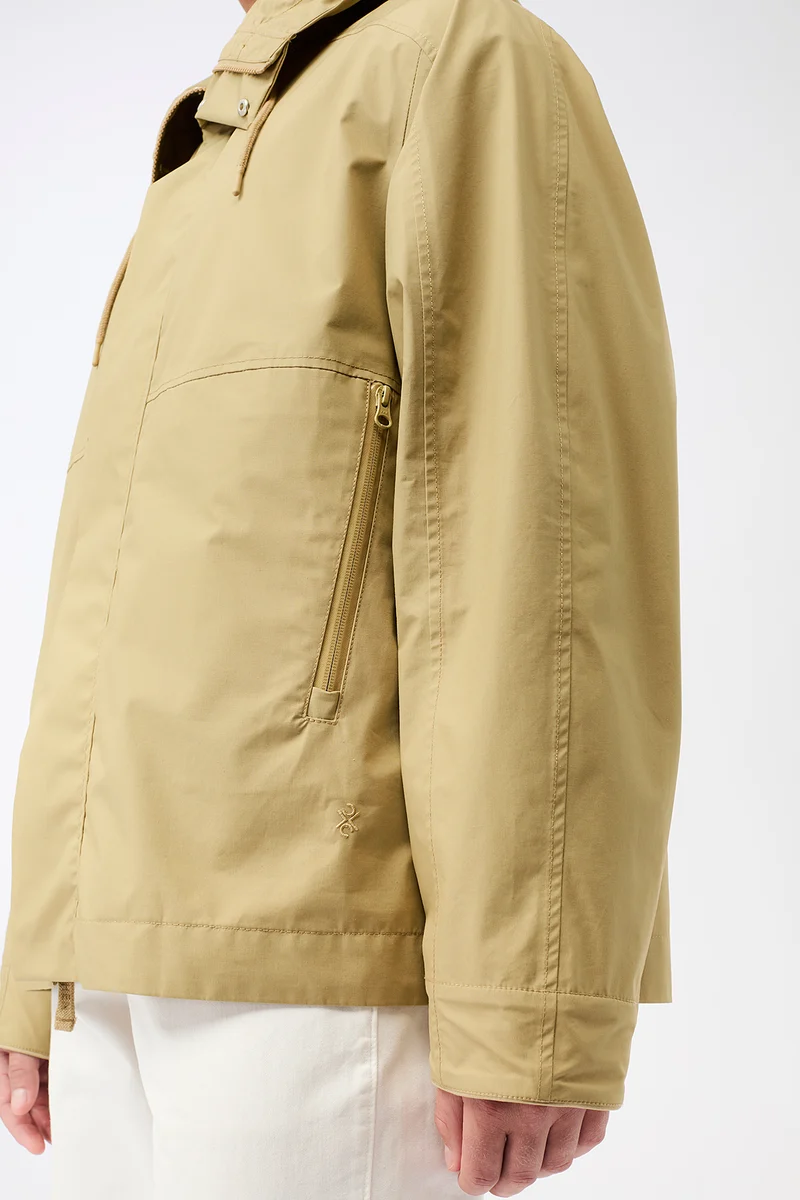 Kapuzenjacke mit verdeckter Knopfleiste (Breeze)