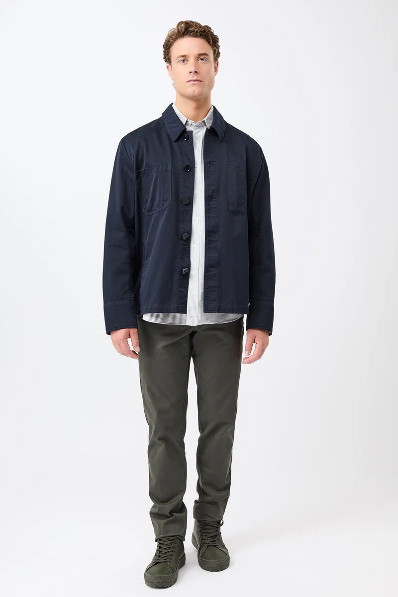 Workwear Jacke aus Bio-Baumwolle (Navy)