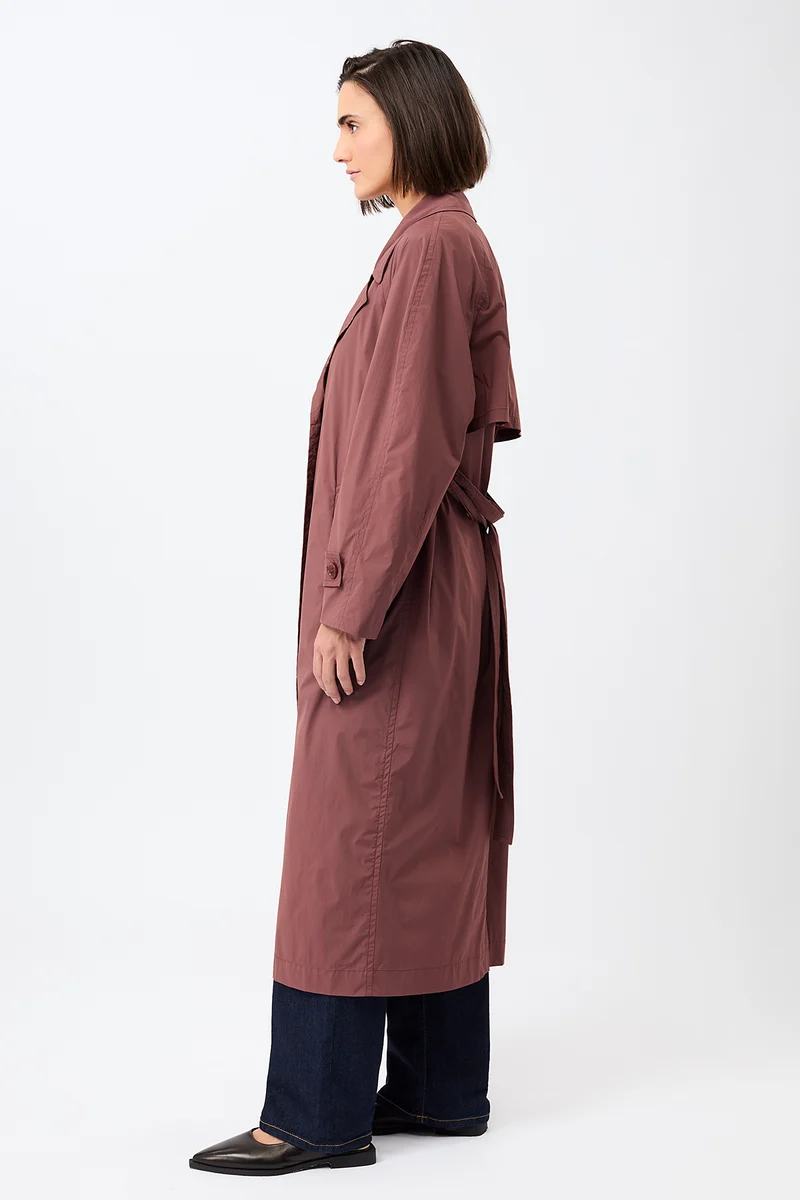 Leichter Trenchcoat, klassisch geschnitten mit Raglannaht (Rubywood)