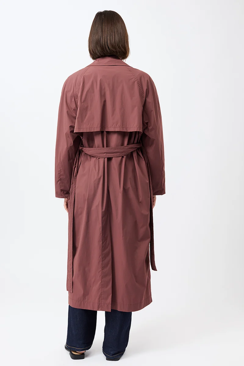 Leichter Trenchcoat, klassisch geschnitten mit Raglannaht (Rubywood)