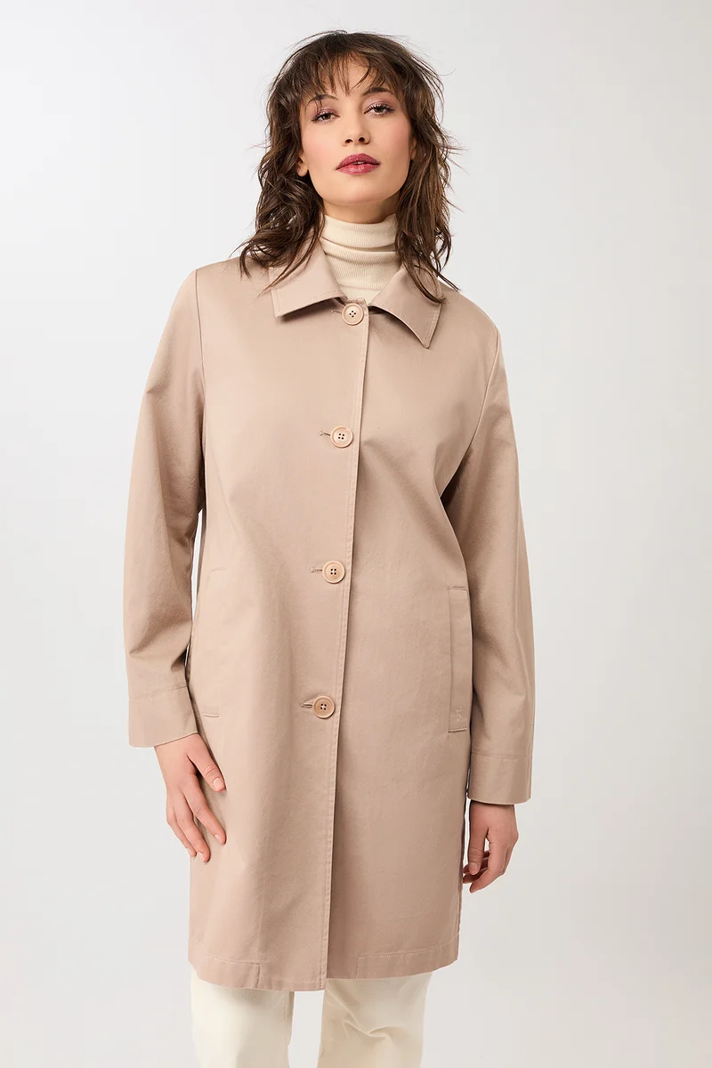 Kurzmantel aus Bio-Baumwolle (Blush)