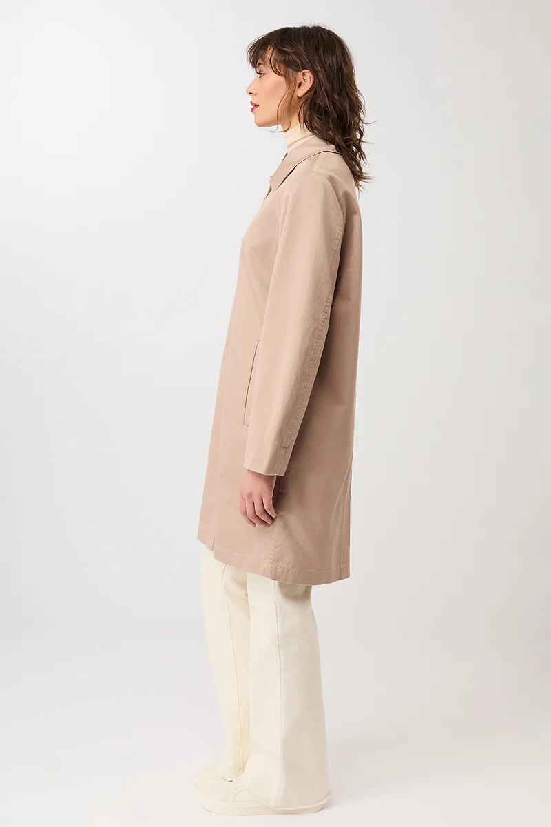Kurzmantel aus Bio-Baumwolle (Blush)