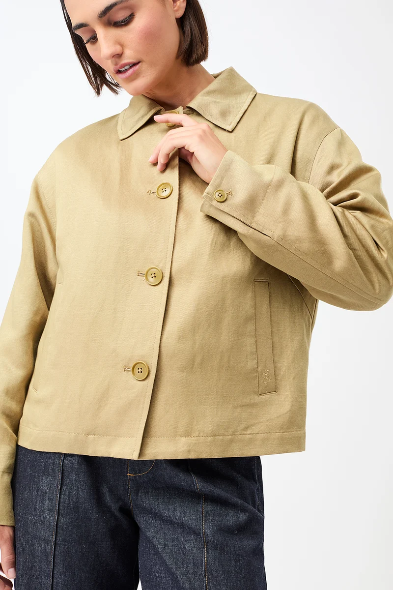Kurze Jacke aus Tencel® (Breeze)