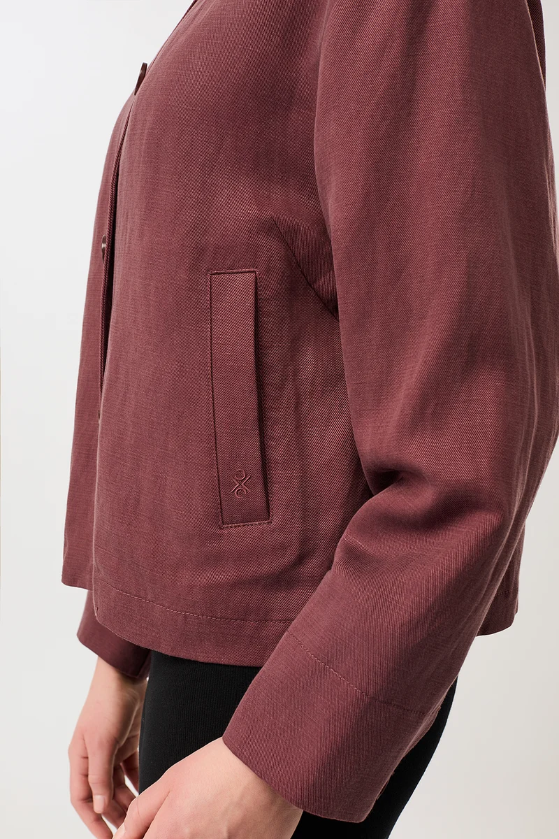 Kurze Jacke aus Tencel® (Rubywood)