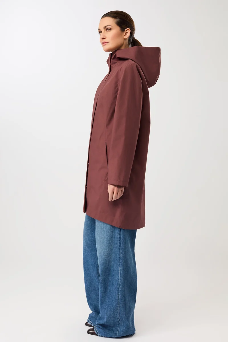 Schmaler Regenparka mit verdecktem Reissverschluß (Rubywood)