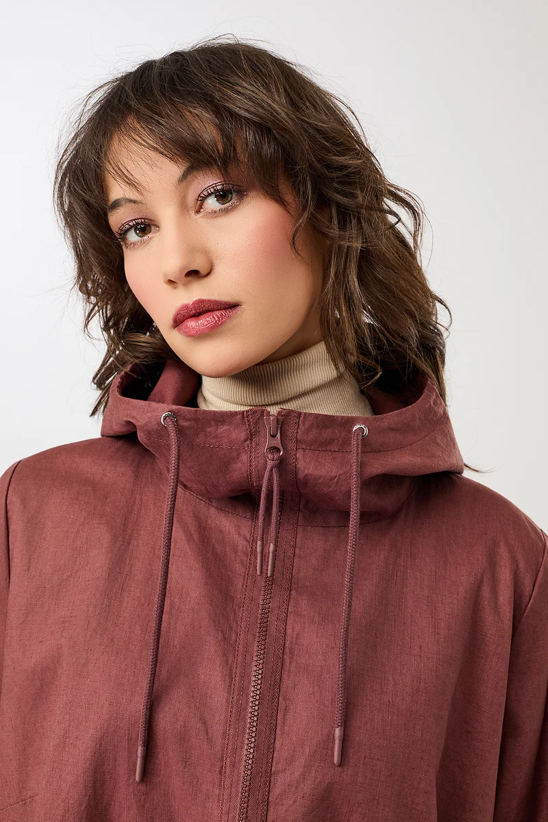 Langer Parka mit seitlichen Druckknöpfen (Rubywood)