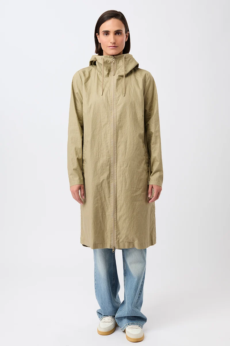 Langer Parka mit seitlichen Druckknöpfen (Breeze)
