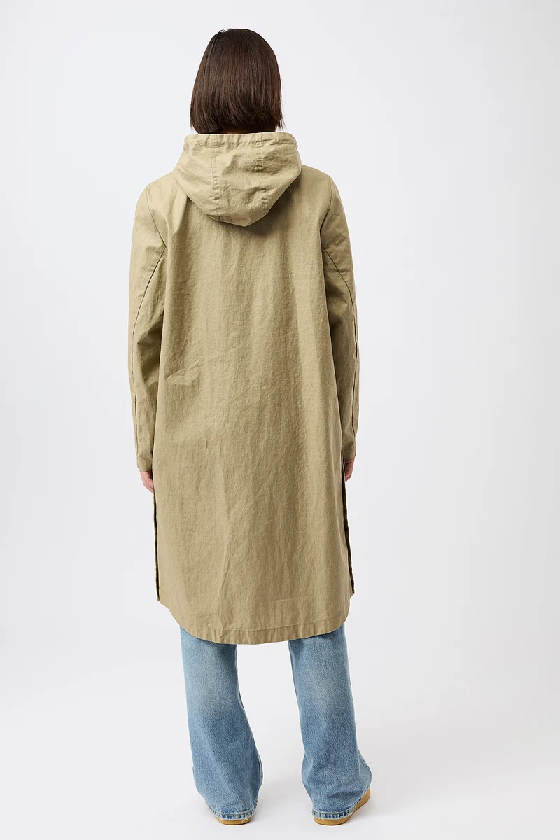 Langer Parka mit seitlichen Druckknöpfen (Breeze)