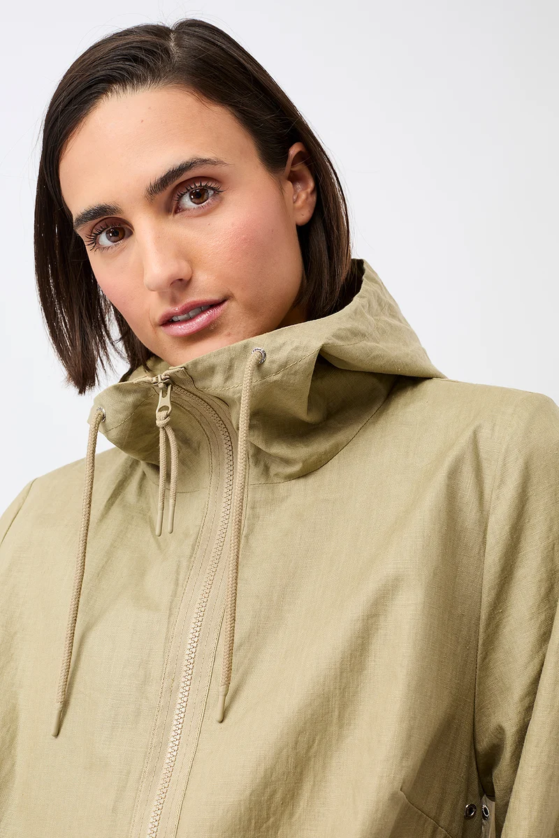 Langer Parka mit seitlichen Druckknöpfen (Breeze)