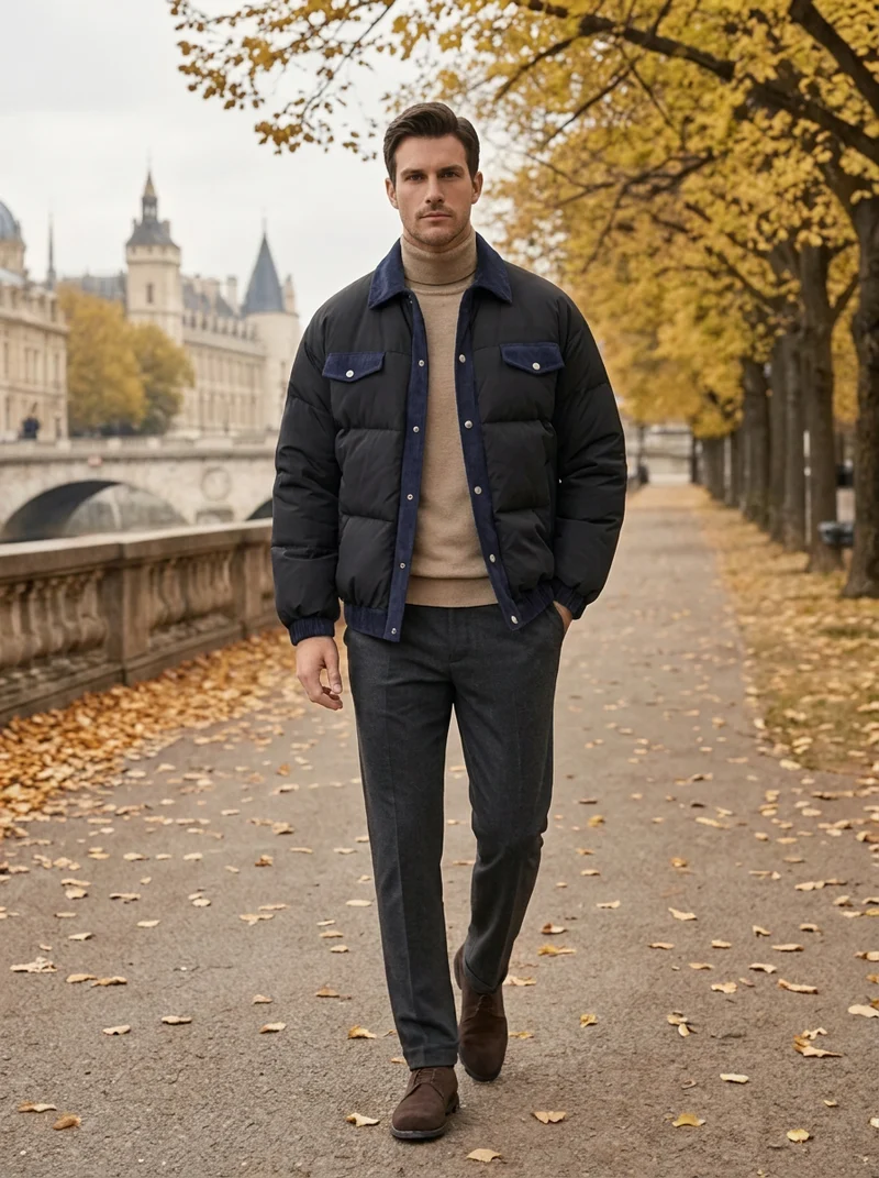 Phillipp | Comfortable And Relaxed Men's Puffer Jacket