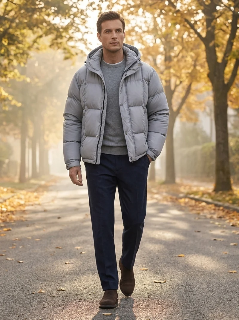 Benjamin | Comfortable and Lightweight Men's Puffer Jacket