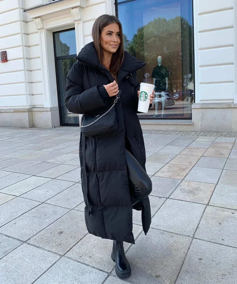 Grace | Modern And Comfortable Women's Long Puffer Jacket