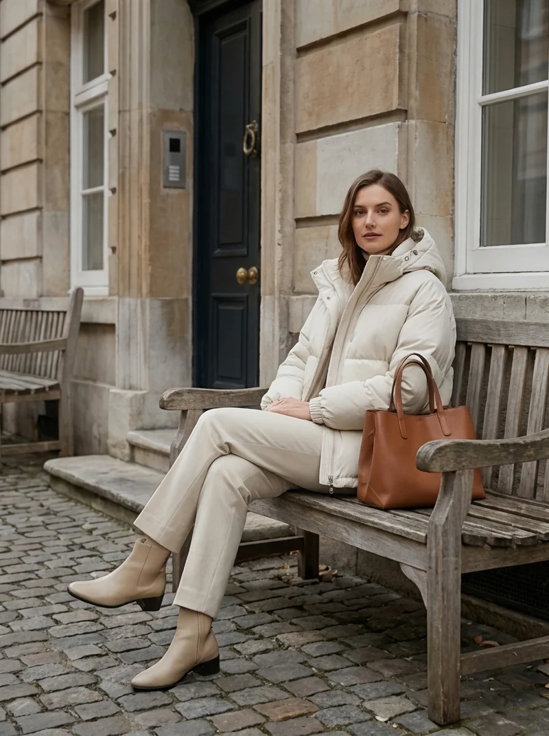 Julia | Relaxed And Cozy Hooded Puffer Jacket