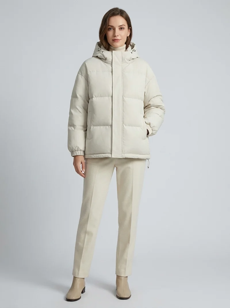 Ellie | Relaxed Hooded Puffer Jacket for Women