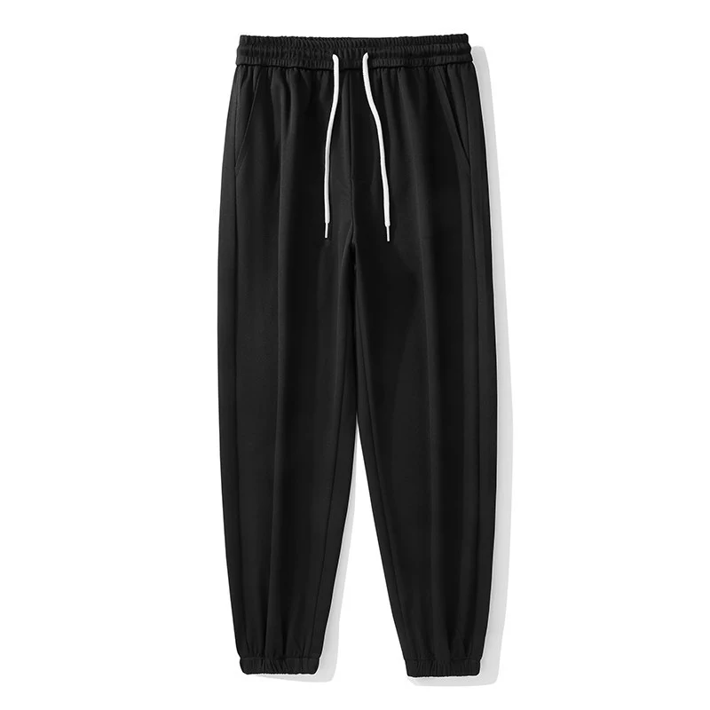 Herren Locker sitzende Sweatpants mit Elastikbund, Tunnelzug und Saumbündchen Drune