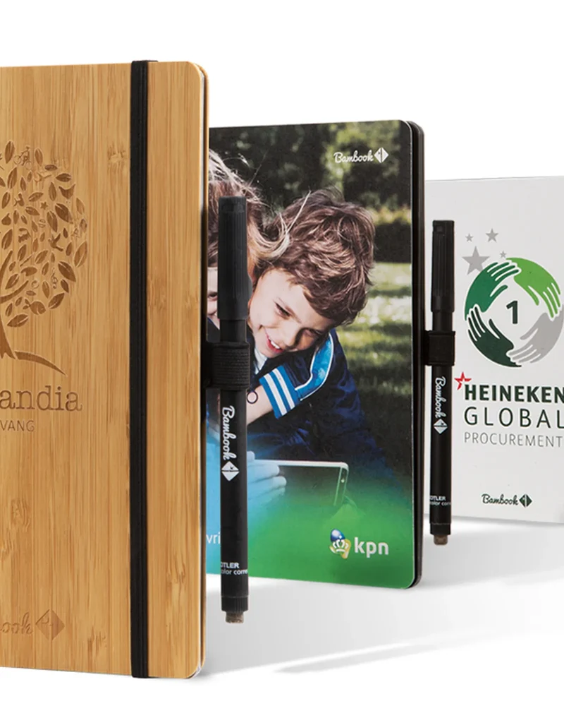 Notizbuch Bambook Bambus A4 zum Personalisieren