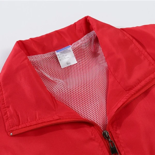 Herren Leichte Windjacke mit Mesh-Innenfutter, Stehkragen & elastischem Saum Drune