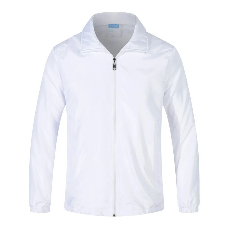 Herren Leichte Windjacke mit Mesh-Innenfutter, Stehkragen & elastischem Saum Drune