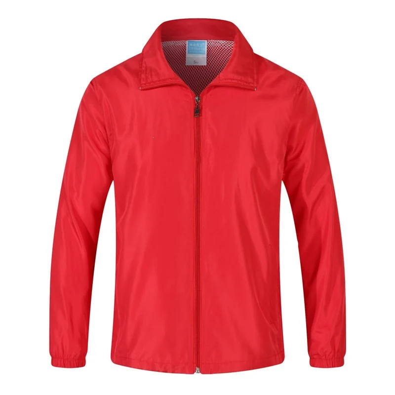 Herren Leichte Windjacke mit Mesh-Innenfutter, Stehkragen & elastischem Saum Drune