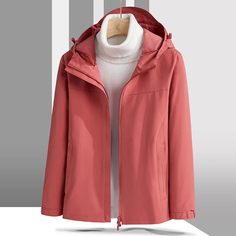 Herren Leichte technische Softshelljacke mit verstellbarer Kapuze und minimalistischer Sportpassform Drune