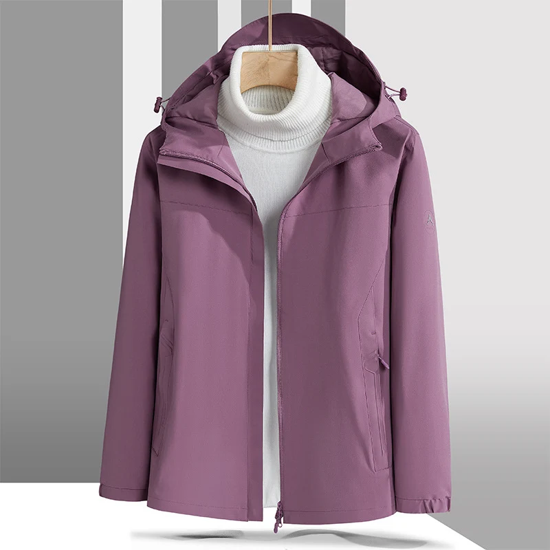 Herren Leichte technische Softshelljacke mit verstellbarer Kapuze und minimalistischer Sportpassform Drune