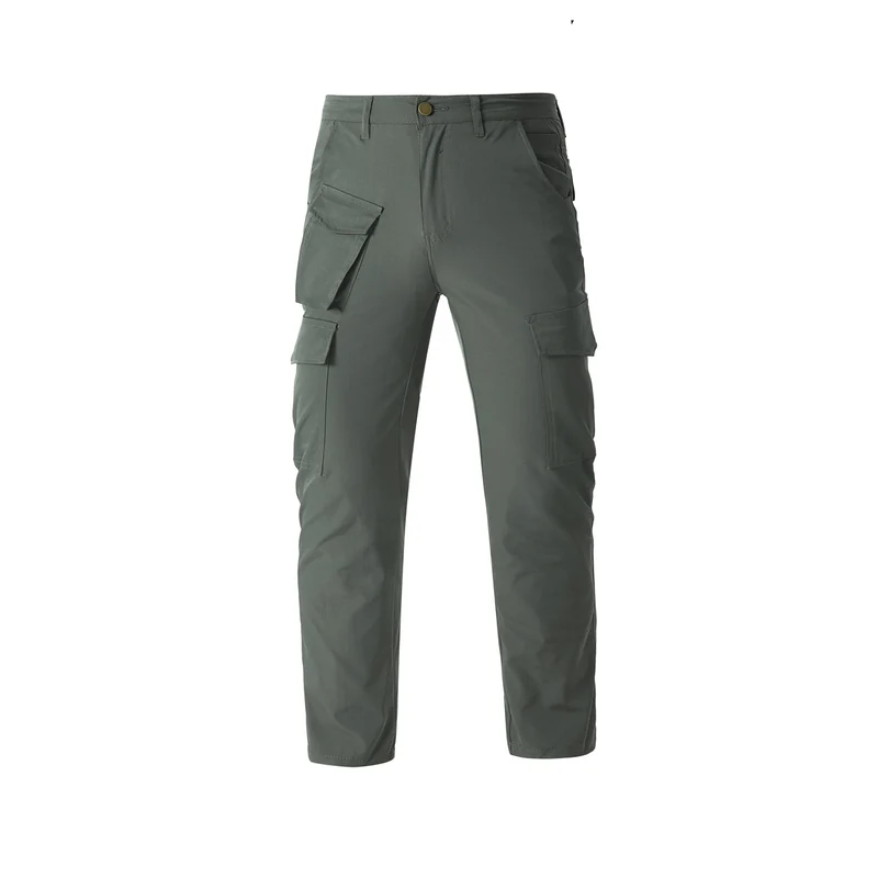 Herren Leichte Stretch-Cargohose mit mehrfachen Klappentaschen & tapered Schnitt Drune