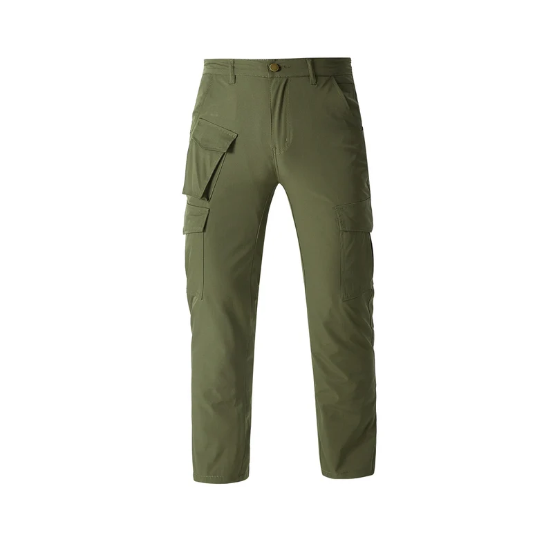Herren Leichte Stretch-Cargohose mit mehrfachen Klappentaschen & tapered Schnitt Drune