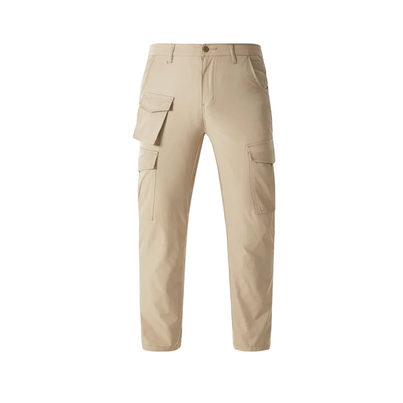 Herren Leichte Stretch-Cargohose mit mehrfachen Klappentaschen & tapered Schnitt Drune