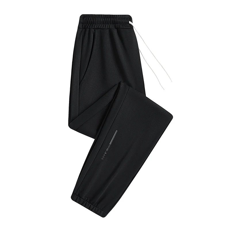 Herren Leichte atmungsaktive Tech-Jogginghose mit elastischem Bund, Kordelzug & Knöchelbündchen Drune