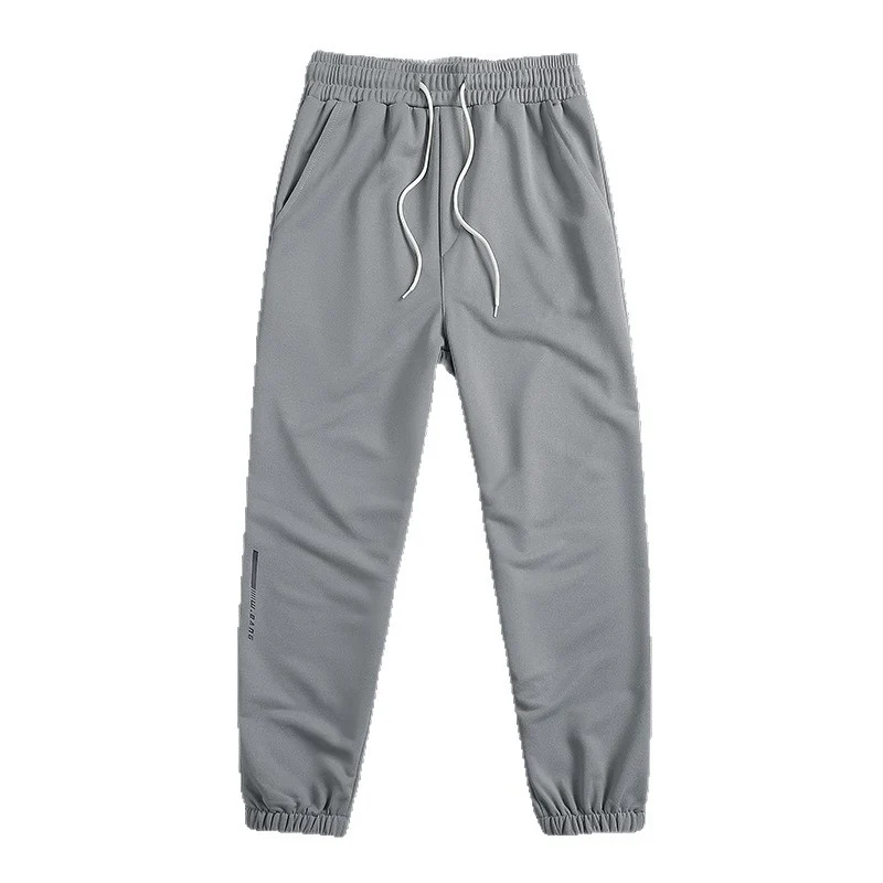 Herren Leichte atmungsaktive Tech-Jogginghose mit elastischem Bund, Kordelzug & Knöchelbündchen Drune