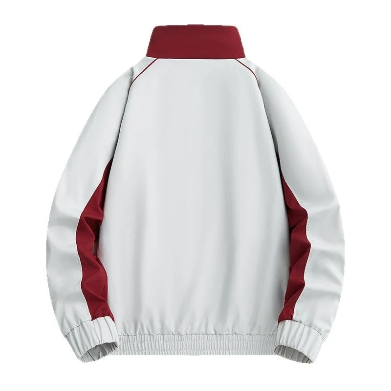 Herren Leichte Athletic-Softshell-Trainingsjacke mit Kontrastpaneelen, Stehkragen & elastischem Saum Drune