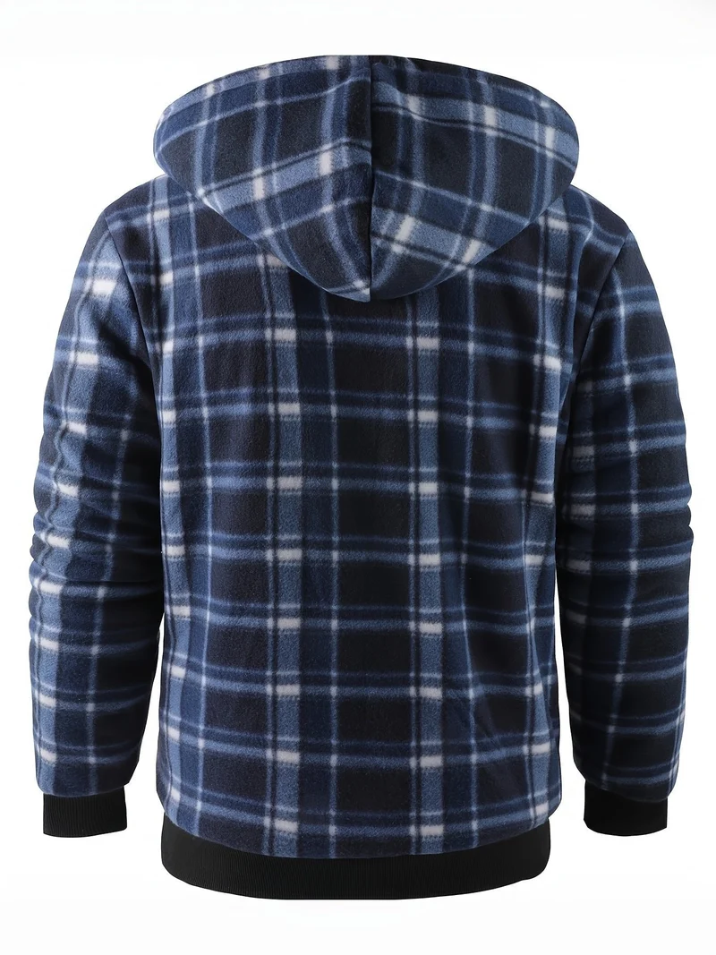Tristan | Cozy And Rugged Lumberjack Zip-Up Hooded Jacket