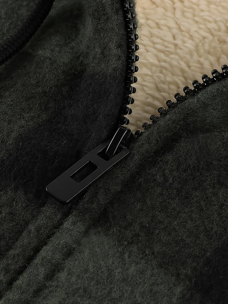 Tristan | Cozy And Rugged Lumberjack Zip-Up Hooded Jacket