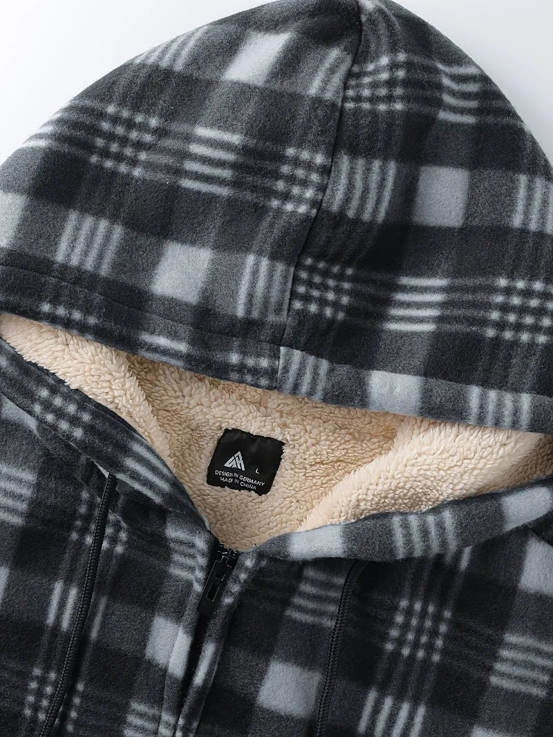 Tristan | Cozy And Rugged Lumberjack Zip-Up Hooded Jacket