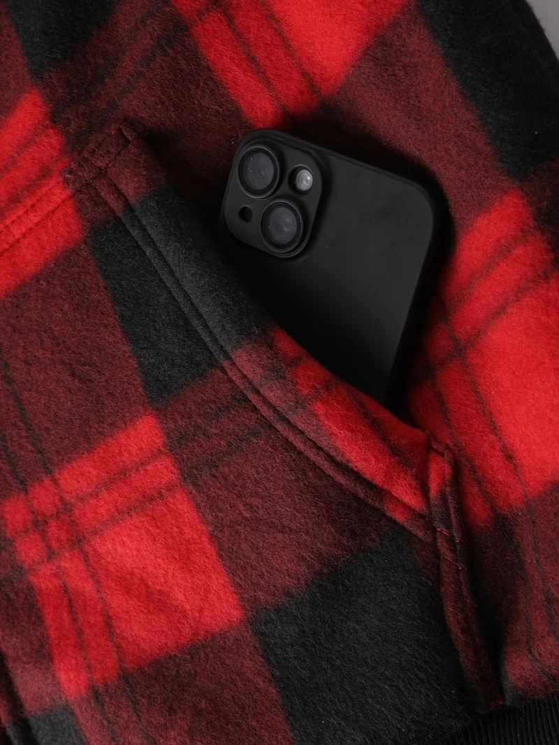 Tristan | Cozy And Rugged Lumberjack Zip-Up Hooded Jacket