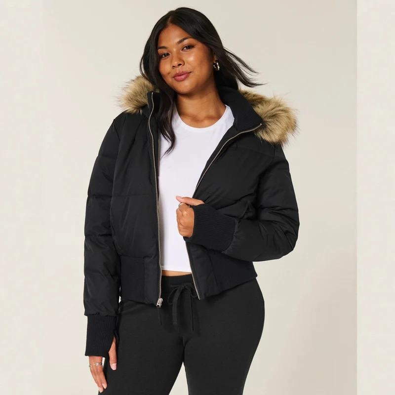 Sophie | Elegant Quilted Cropped Winter Jacket