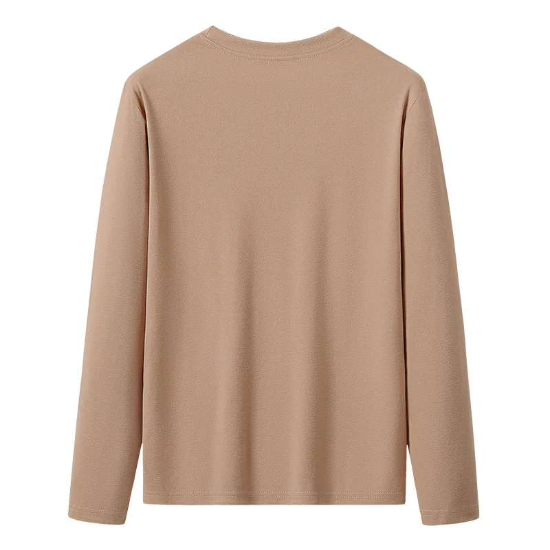 Herren Langärmeliges Rundhals-Basicsweatshirt aus weichem Baumwollmix Drune