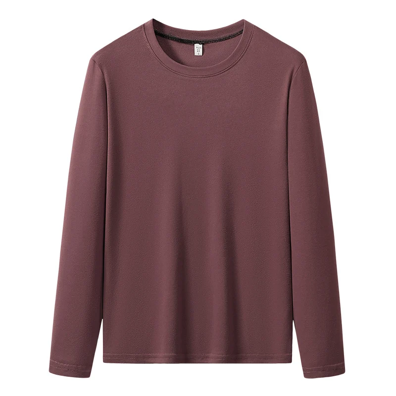 Herren Langärmeliges Rundhals-Basicsweatshirt aus weichem Baumwollmix Drune