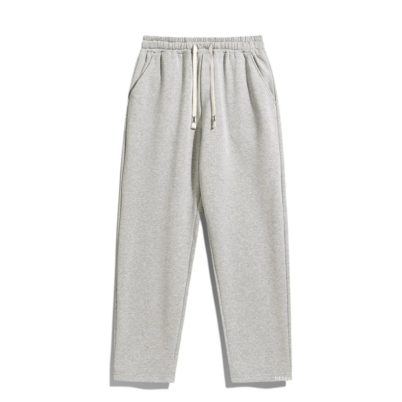 Herren Konisch zulaufende Fleece-Jogginghose mit elastischem Bund, Kordelzug & vorgeformten Knien Drune