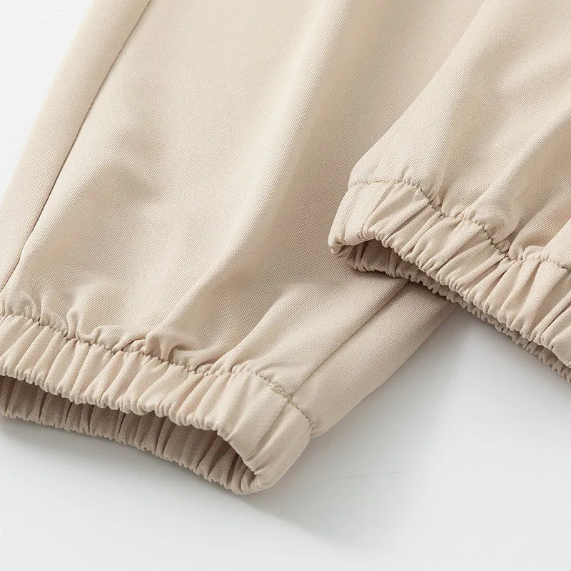 Herren Komfort-Jogginghose mit nachhaltigem Interlock-Stretch, verdeckten Eingrifftaschen & elastischen Knöchelbündchen Drune