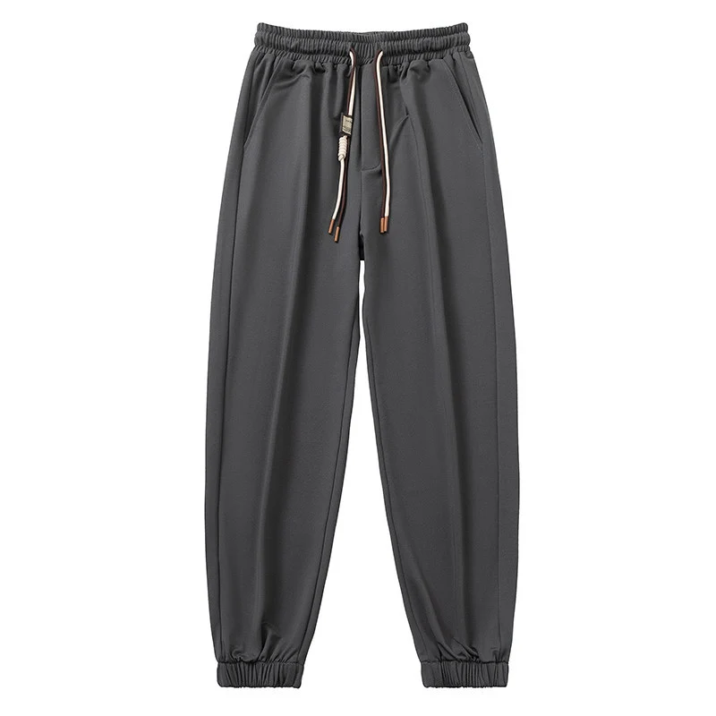Herren Komfort-Jogginghose mit nachhaltigem Interlock-Stretch, verdeckten Eingrifftaschen & elastischen Knöchelbündchen Drune