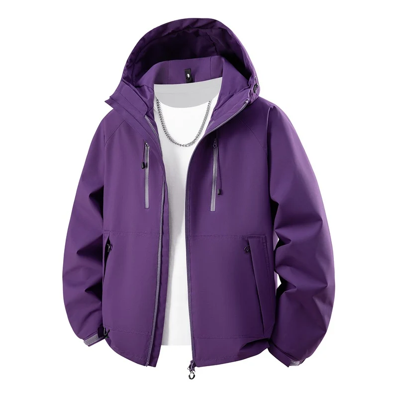 Herren Kapuzen-Softshelljacke mit wasserabweisender Membran, verstellbarer Kapuze & Utility‑Taschen Drune