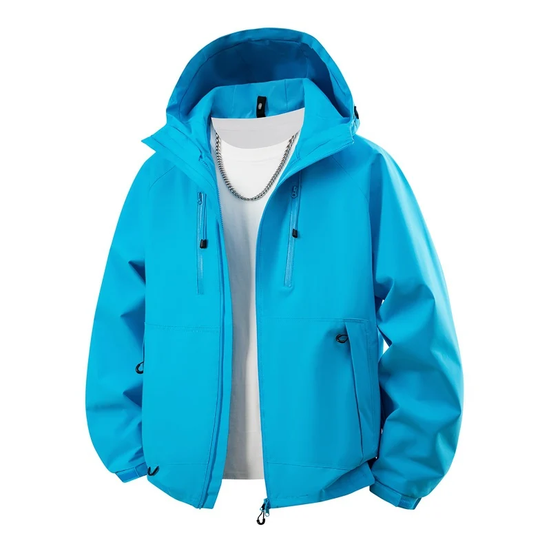 Herren Kapuzen-Softshelljacke mit wasserabweisender Membran, verstellbarer Kapuze & Utility‑Taschen Drune